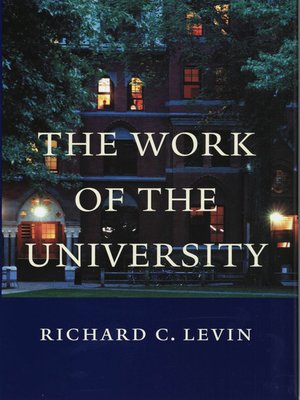 cover image of The Work of the University